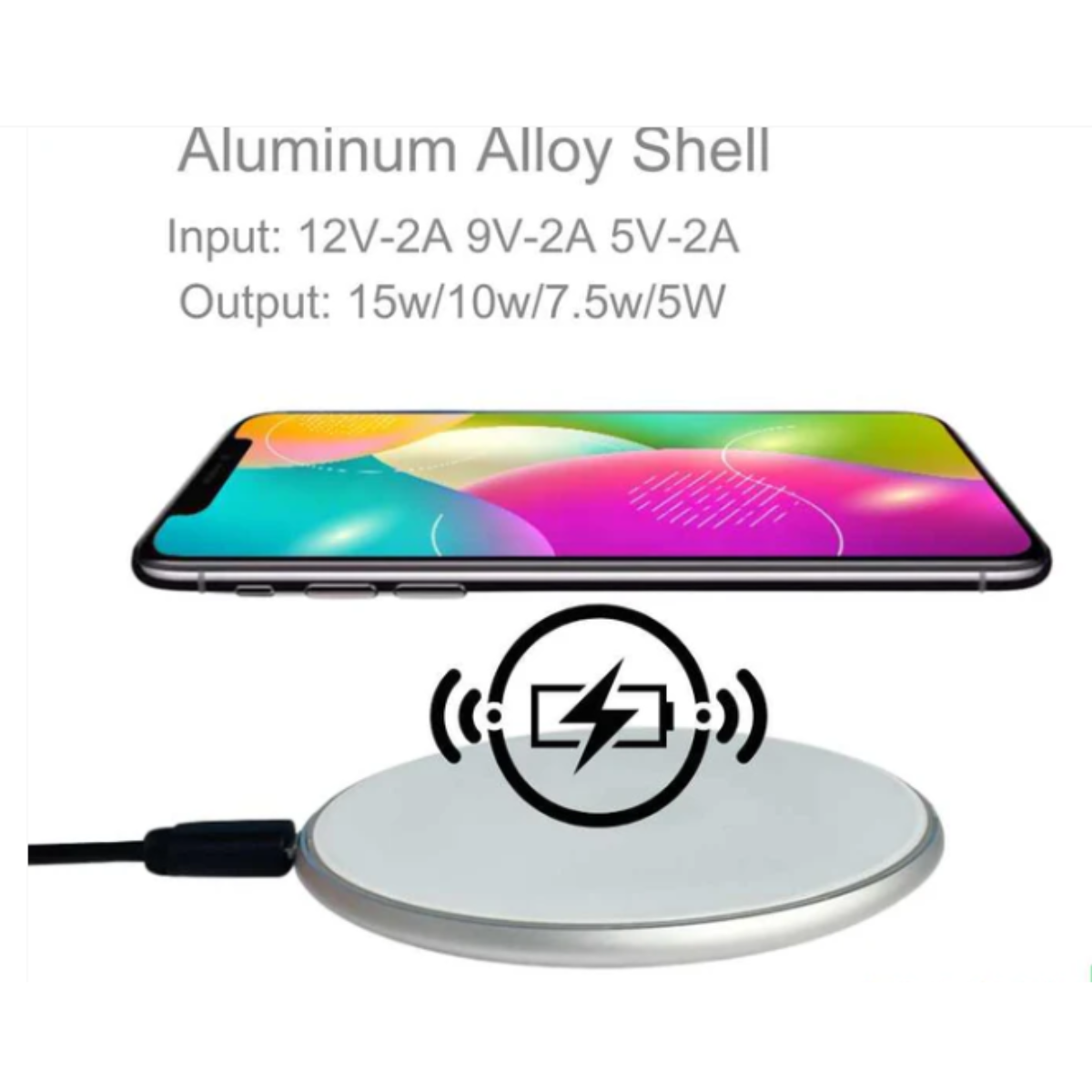 Phone Charger - Yellow Sun blue moon celestial