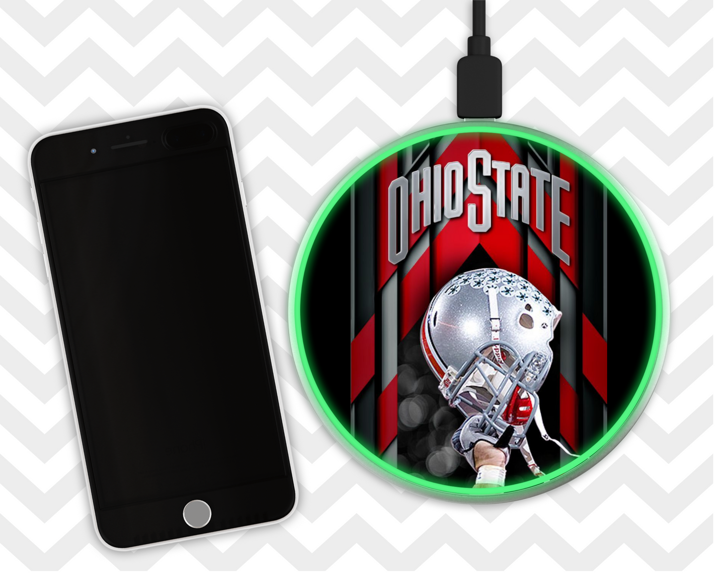 Phone Charger - Ohio State Helmet