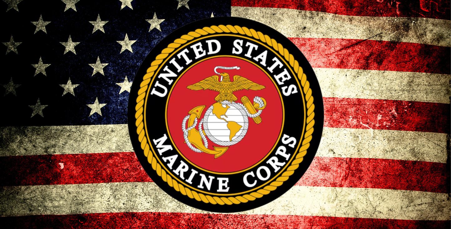 License Plate - Marines