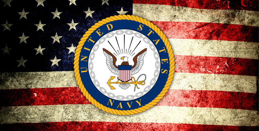 License Plate - Navy