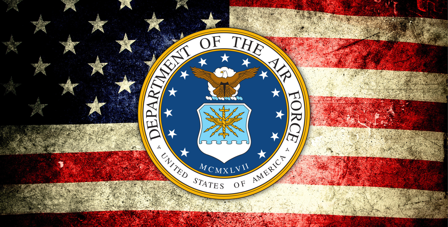 License Plate - Air Force