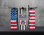 20oz Skinny Tumbler - Air Force Veteran