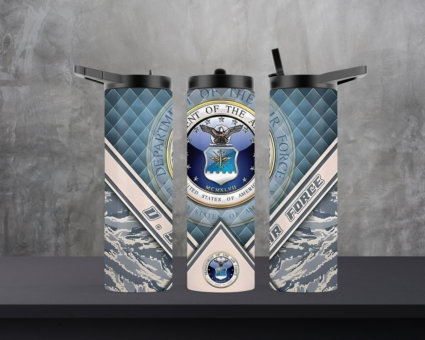 20oz Skinny Tumbler - Air Force