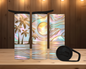 20oz Skinny Duo - Beach with Palms
