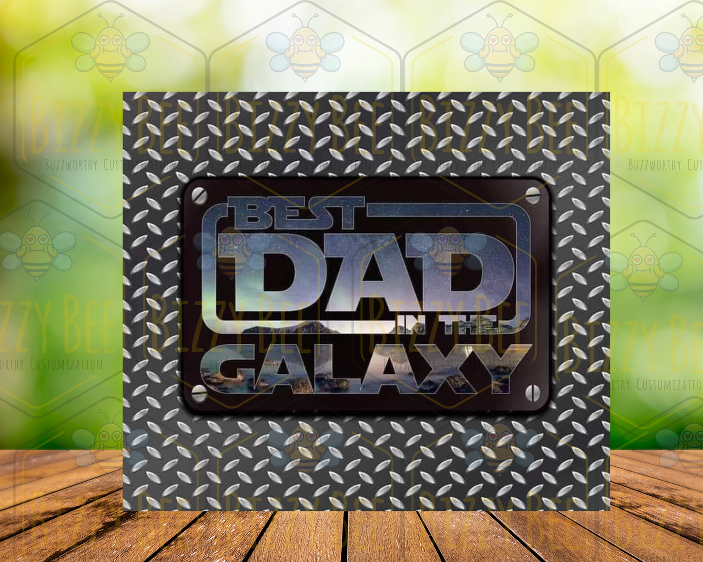 20oz Skinny Tumbler - Best Dad in the Galaxy