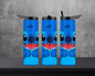 20oz Duo Skinny Tumbler - Everyone's favorite cute little blue guy!