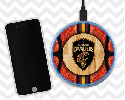 Wireless LED Charger - CLE Basketball