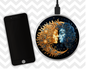 Phone Charger - Yellow Sun blue moon celestial