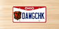 License Plate - DAWGCHK - Cleveland Football