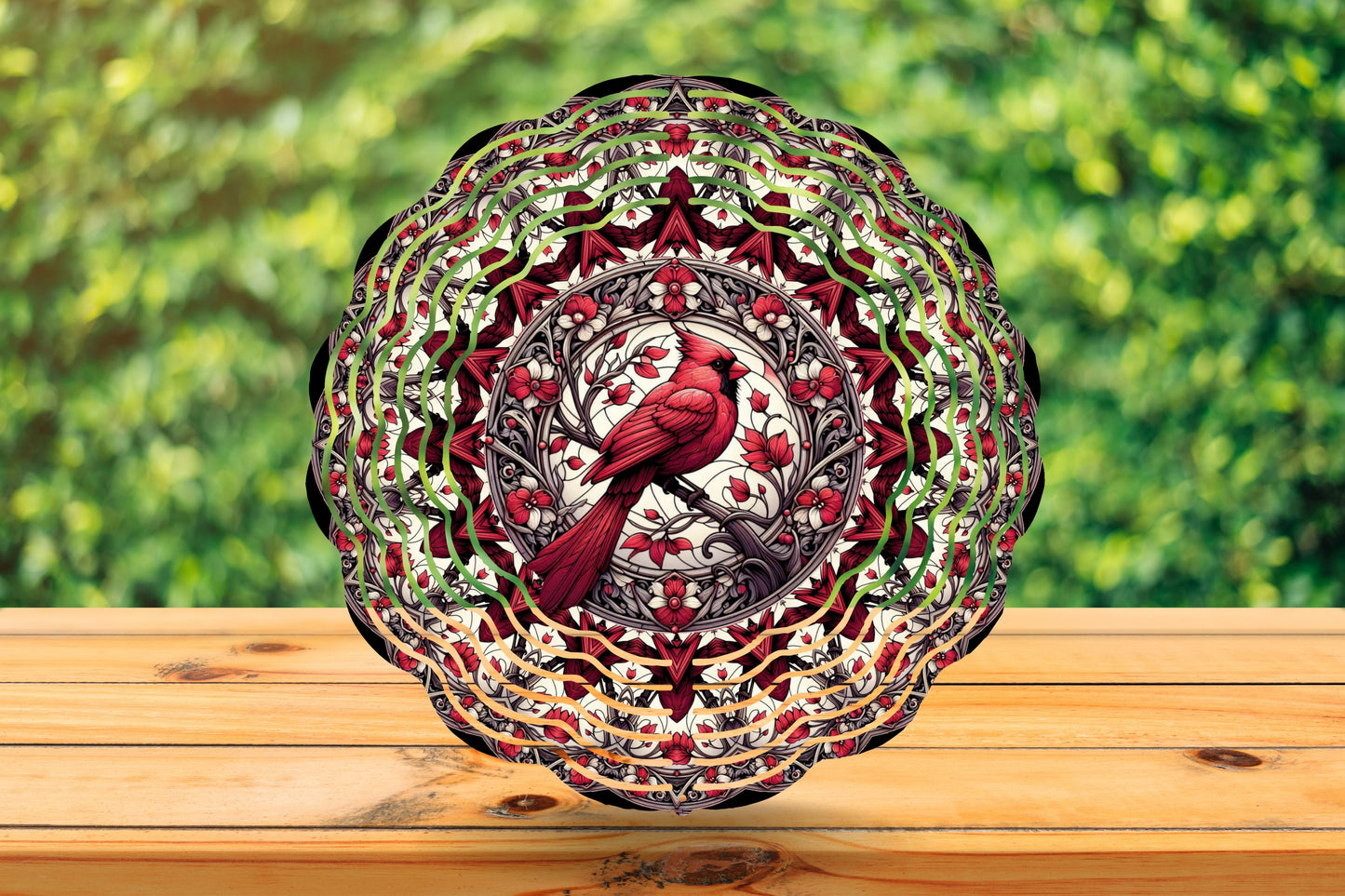 Wind Spinner - Artistic Cardinal