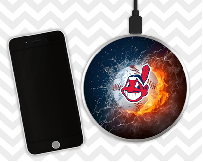 Wireless LED Charger - Baseball