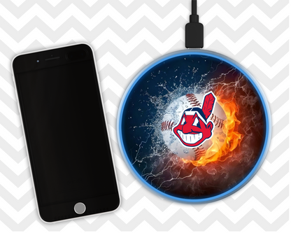 Wireless LED Charger - Baseball