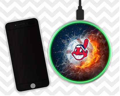 Wireless LED Charger - Baseball