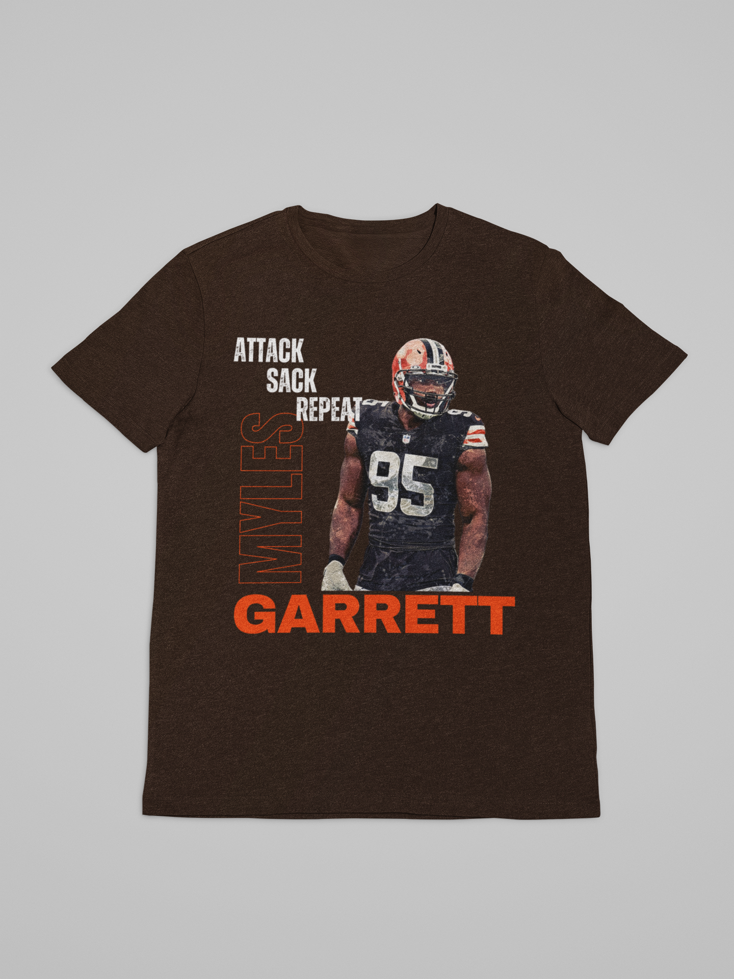 SS Tshirt - Myles Garrett Attack Sack Repeat!