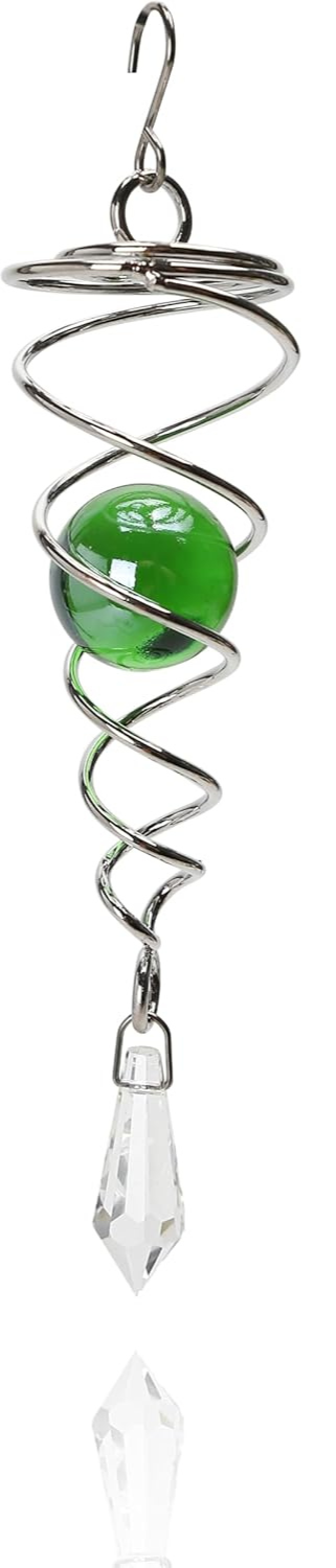 Wind Spinner - Cardinal with Holly and Pine