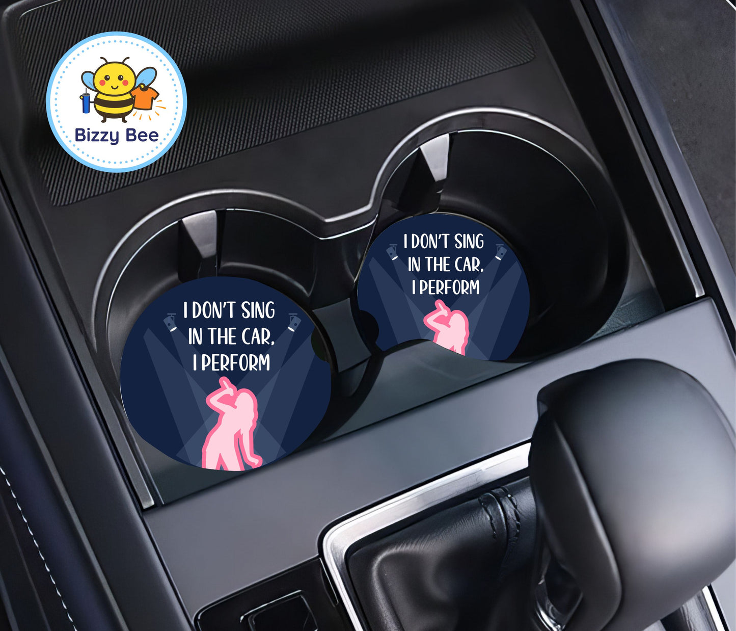 Car Coasters - 2pk - I Perform
