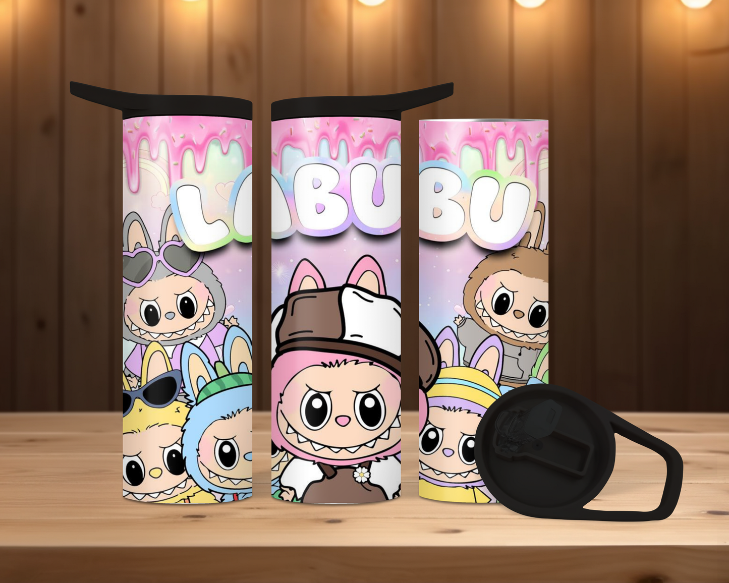20oz duo Skinny Tumbler - Labubu Larger Characters