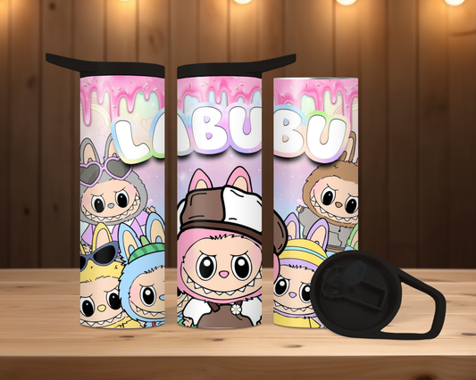 20oz duo Skinny Tumbler - Labubu Larger Characters