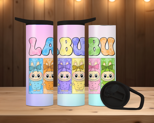 20oz duo Skinny Tumbler - Labubu Pastel