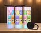 20oz duo Skinny Tumbler - Labubu Pastel