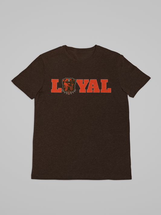 SS T-Shirt - Cleveland Browns themed LOYAL w/Dawg