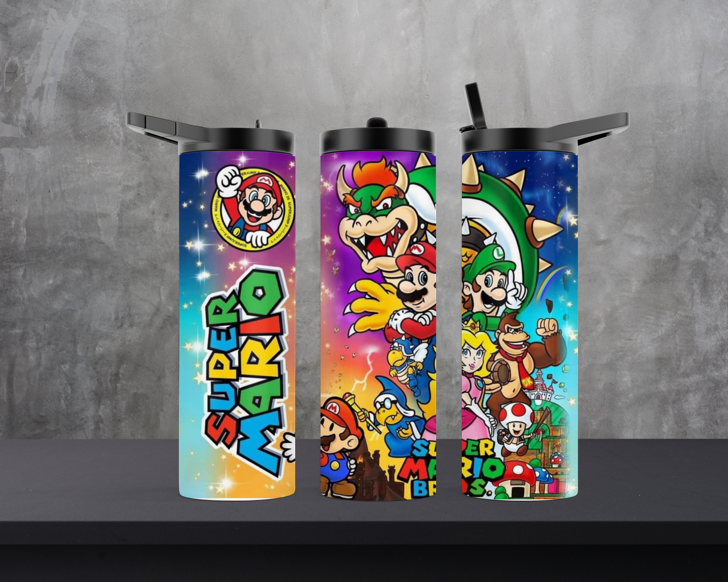 20oz Skinny Tumbler - Super Characters 2