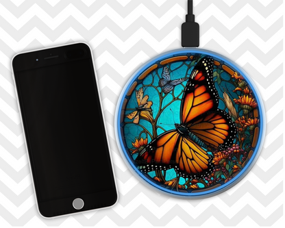 Phone Charger - Monarch Butterfly