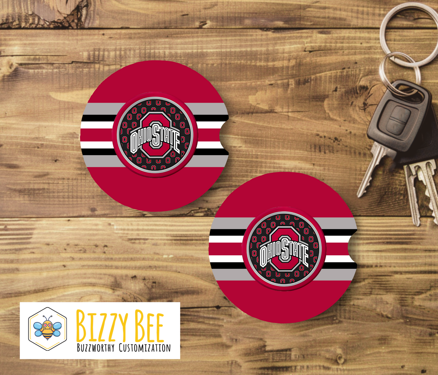 Car Coasters - 2pk - OSU