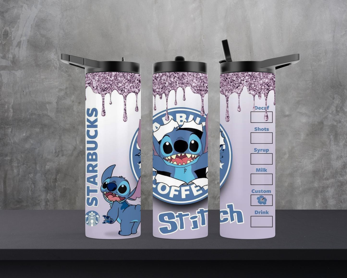 20oz Duo Skinny Tumbler - Everyone's favorite little blue guy!  Stitch!