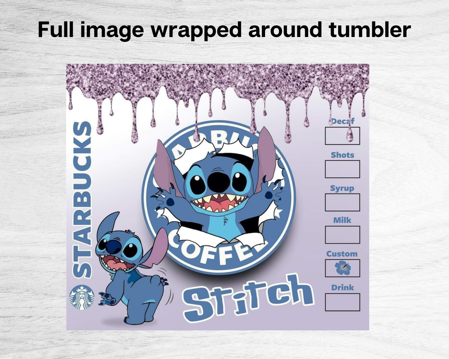 20oz Duo Skinny Tumbler - Everyone's favorite little blue guy!  Stitch!