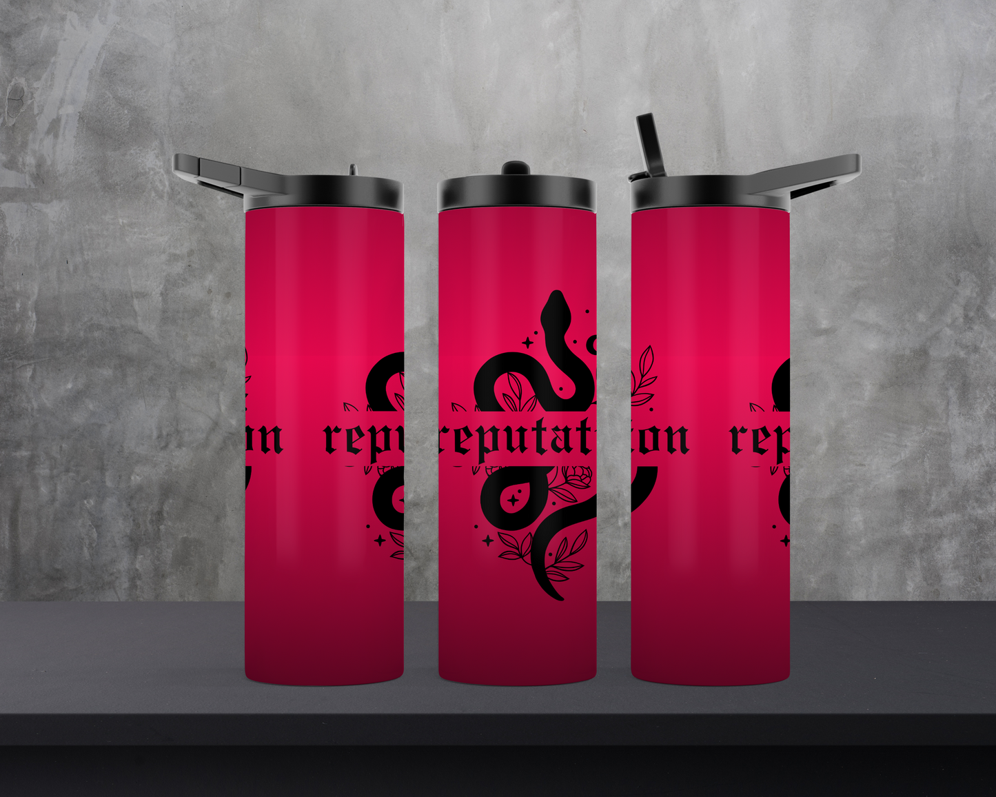 20oz Skinny Tumbler - Attention Swifties! Get your Reputation tumbler now!!