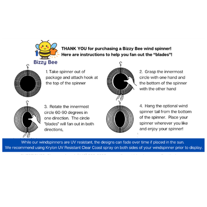 Wind Spinner - Cardinal with Holly and Pine