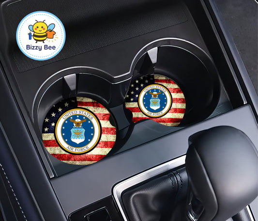 Car Coasters - 2pk - Air Force