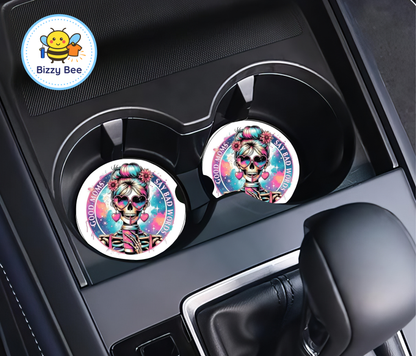 Car Coasters - 2pk - Good Moms Bad Words