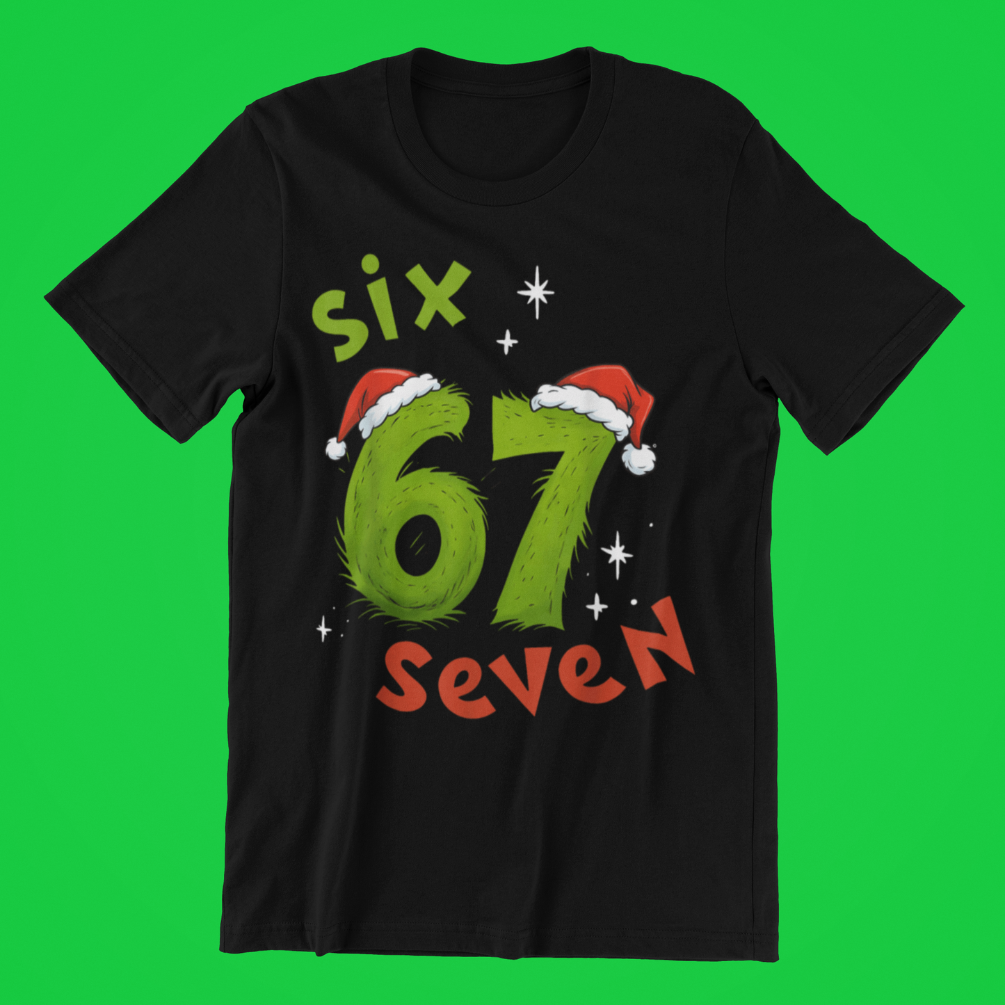 Christmas 67 Grinch Hands Tshirt - Adult size XSmall - 5X!