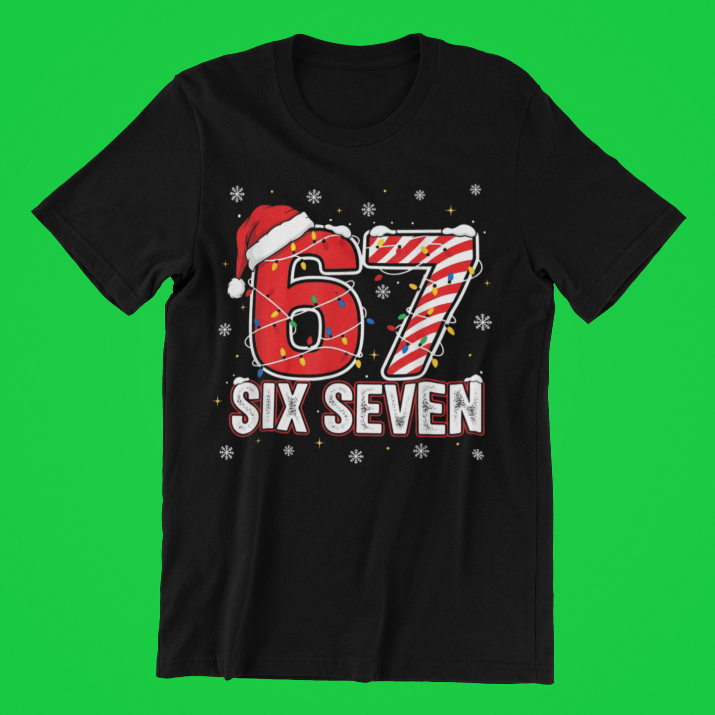 Christmas 67 Candy Cane Tshirt - Adult size XSmall - 5X!