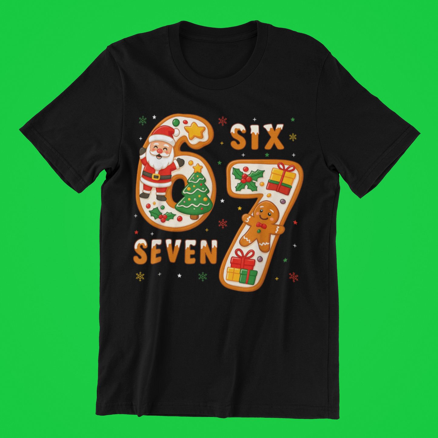 Christmas 67 Gingerbread Tshirt - Adult size XSmall - 5X!