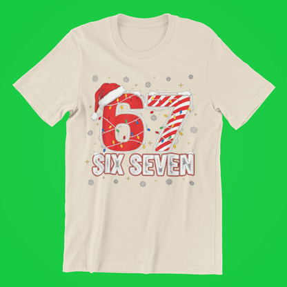 Christmas 67 Candy Cane Tshirt - Adult size XSmall - 5X!